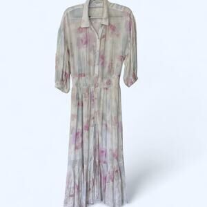 Z supply floral tie dye maxi dress